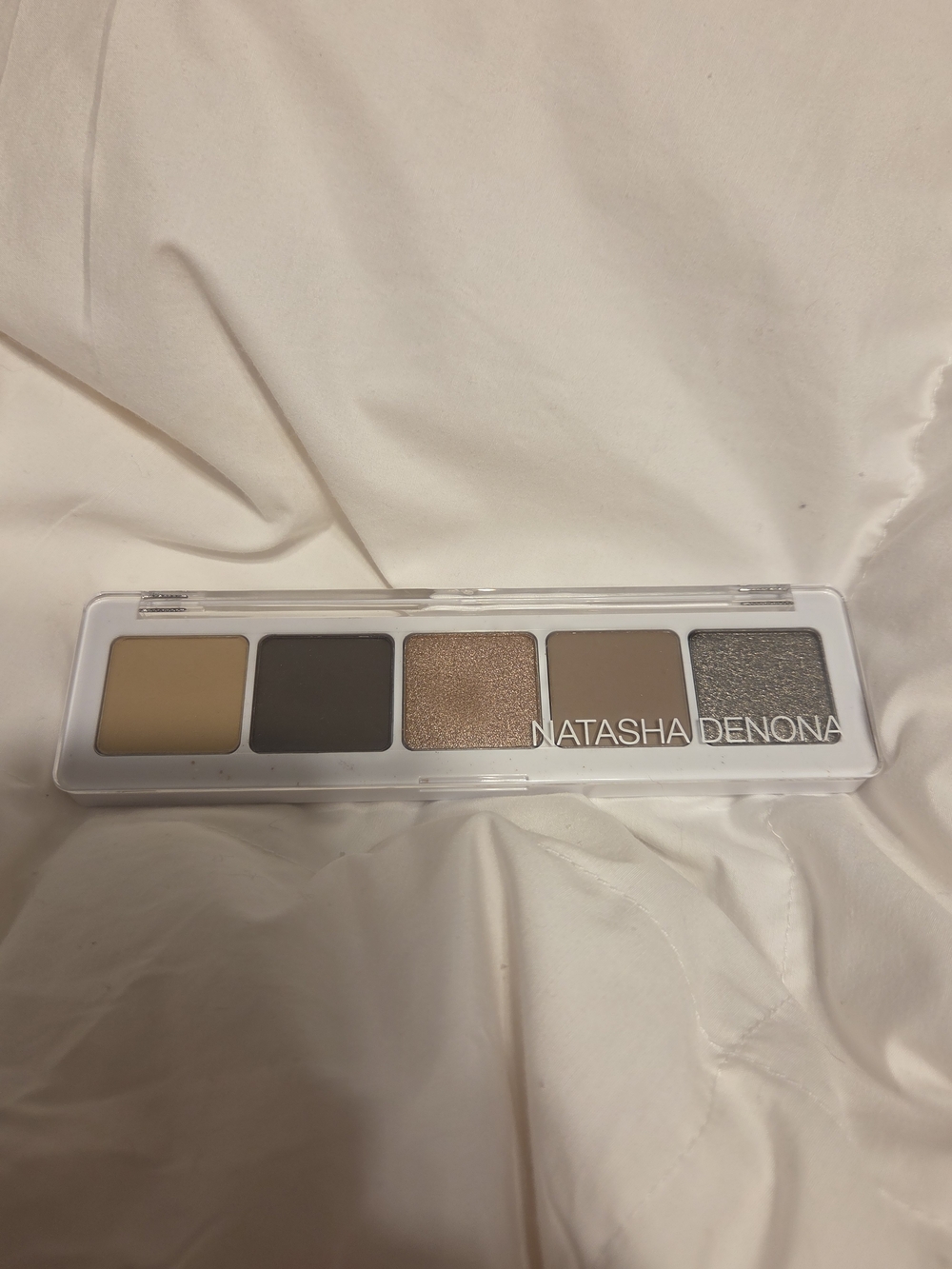 Natasha Denona Ayana Palette - 5 Cool Neutral Shades Light Swatch